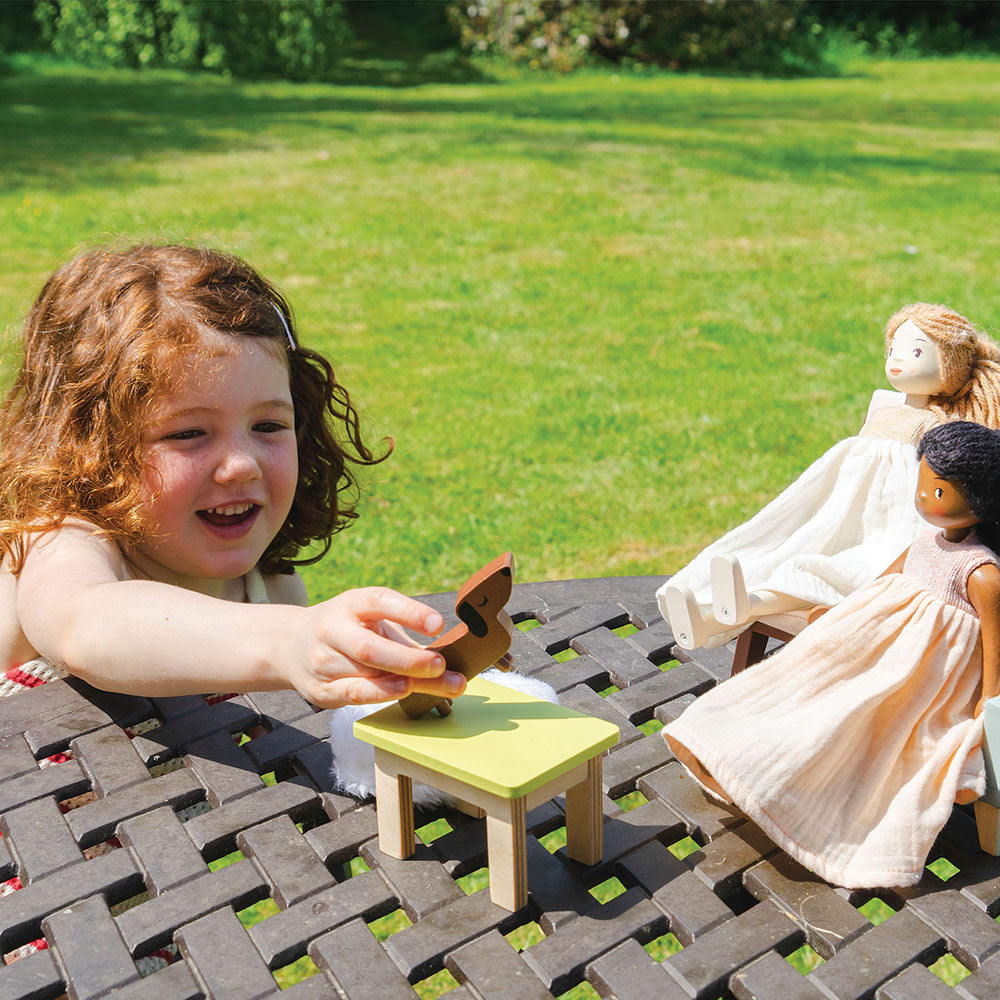 Papusa Lola, din lemn premium - Lola Wooden Doll - TL8882
