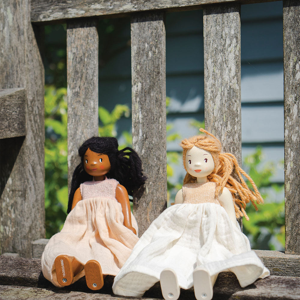Papusa Lola, din lemn premium - Lola Wooden Doll - TL8882