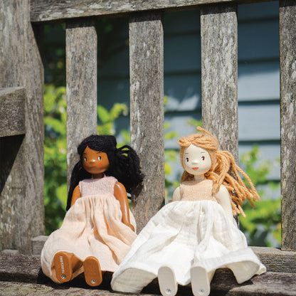 Papusa Lola, din lemn premium - Lola Wooden Doll - TL8882