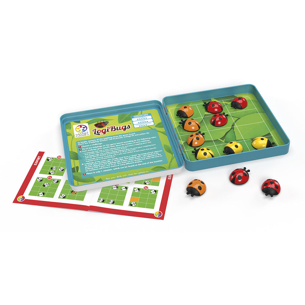 Smart Games - Logibugs, logikai játék 48 kihívással, 6+ éves, nemzetközi kiadás