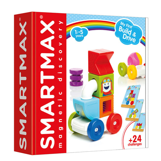 Joc magnetic Smart Max, My First Build & Drive, Primul meu proiect, 8 piese