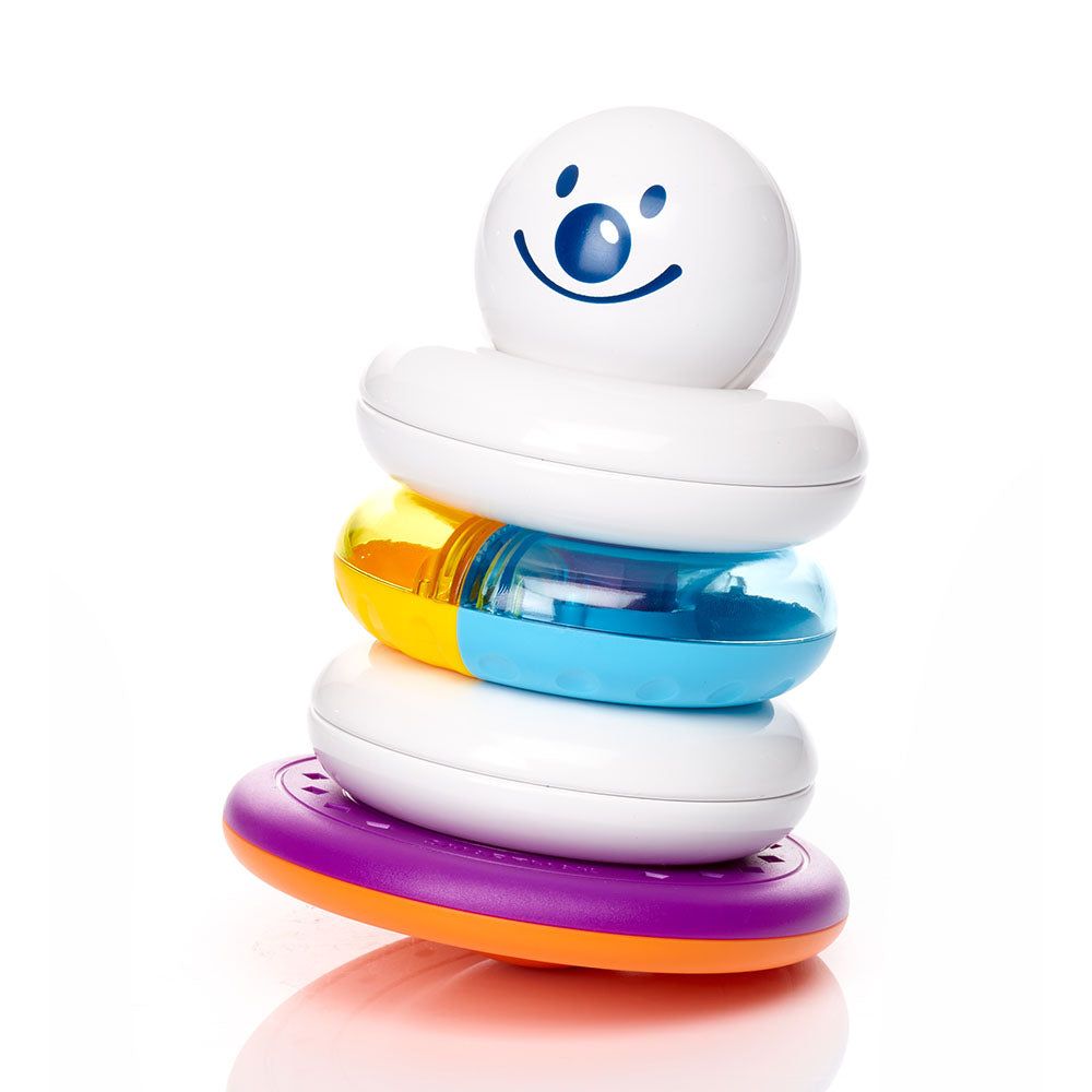 Joc magnetic Smart Max, My First Stacking Rings, Primul meu turn cu inele, 10 piese