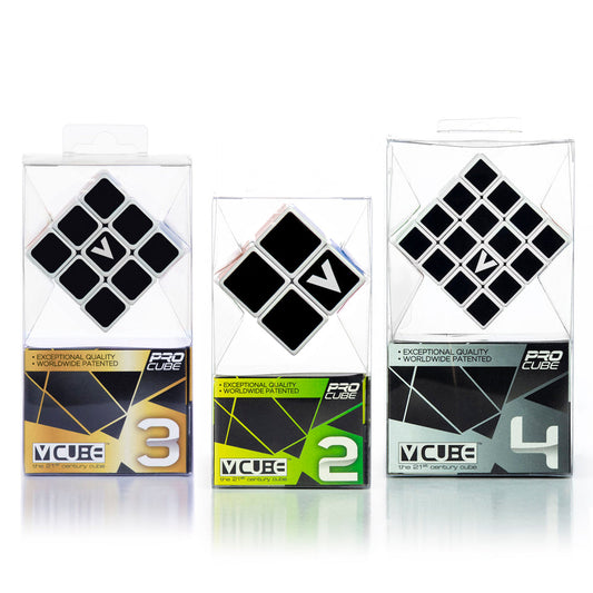 Imagine Pachet: V-Cube-uri clasice: 2x2 + 3x3 + 4x4