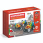 Joc magnetic de constructie Magformers Amazing Transform Wheels Set - Vehicule, 17 piese
