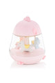 Lampă de veghe Chicklet Rabbit & Friends cu carusel și cutie muzicală, LED multicolor, încărcare USB, Roz