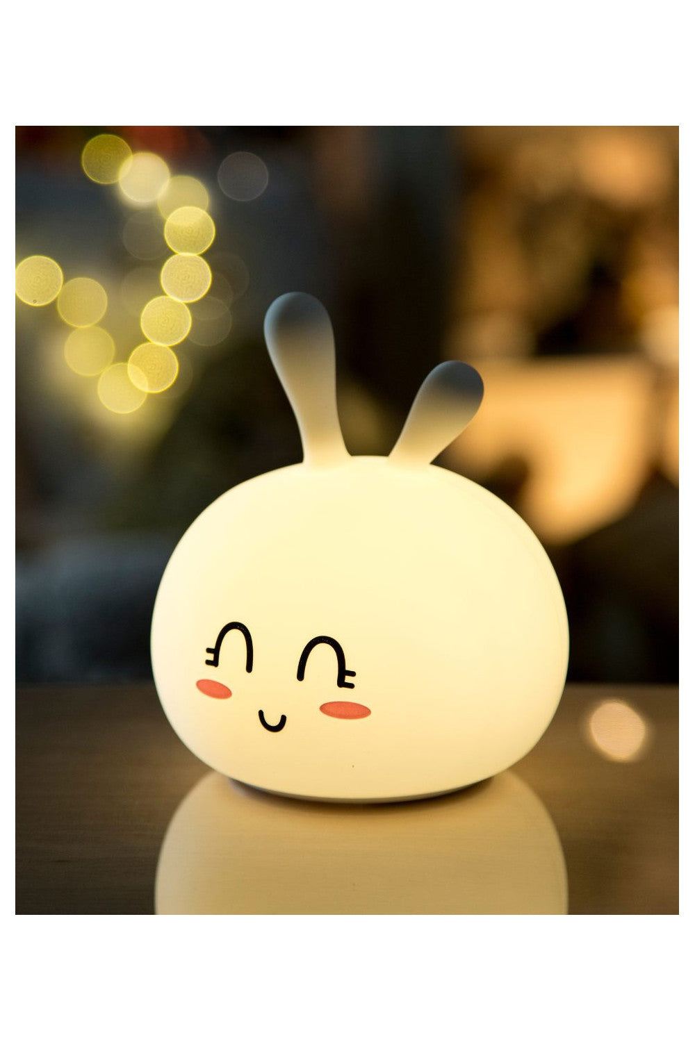 Lampă de veghe Sweet Bunny din silicon – Rabbit & Friends, lumină multicoloră pentru camera copilului