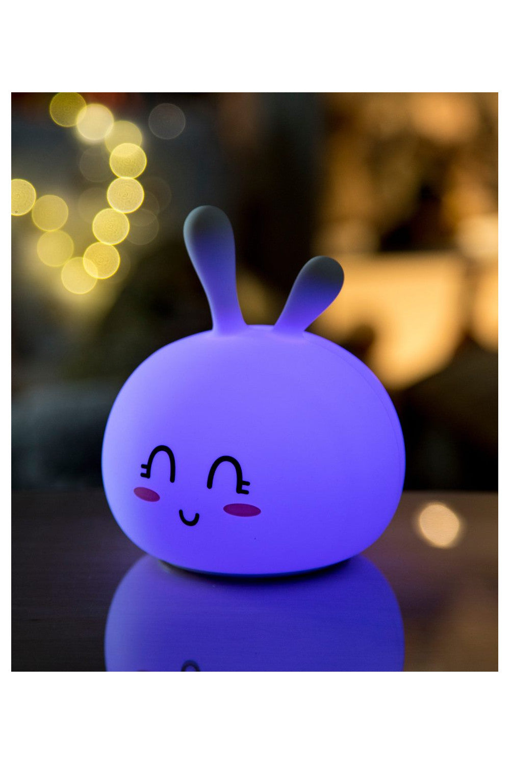 Lampă de veghe Sweet Bunny din silicon – Rabbit & Friends, lumină multicoloră pentru camera copilului