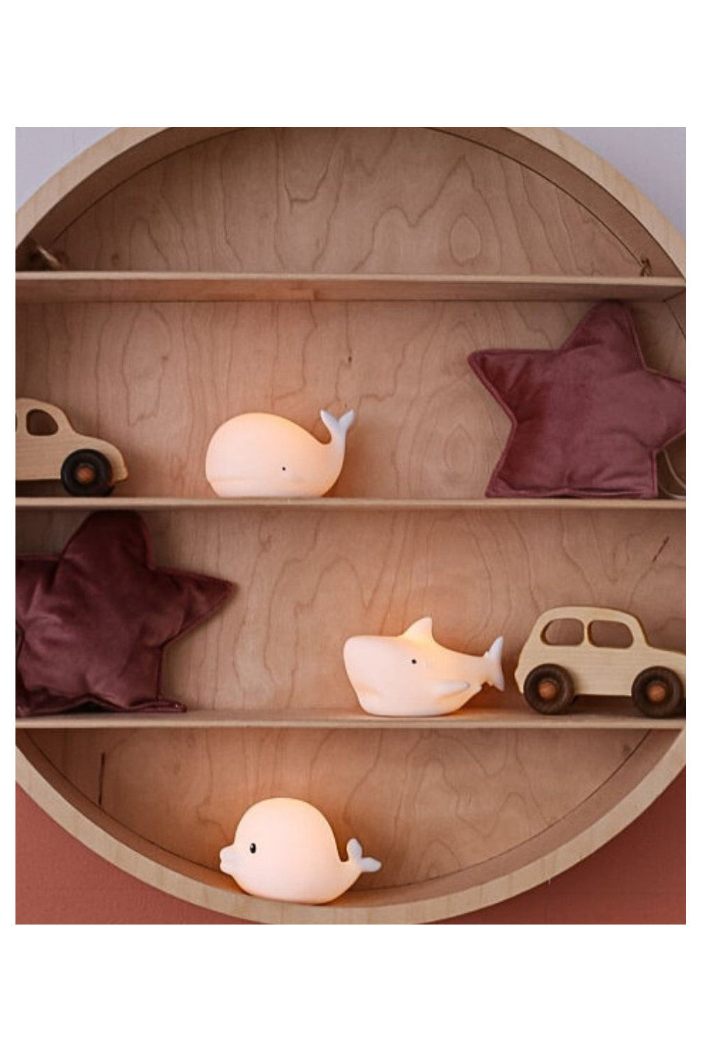 Set Mini Ocean Rabbit & Friends – Lămpițe de noapte plutitoare pentru baie (3 buc)