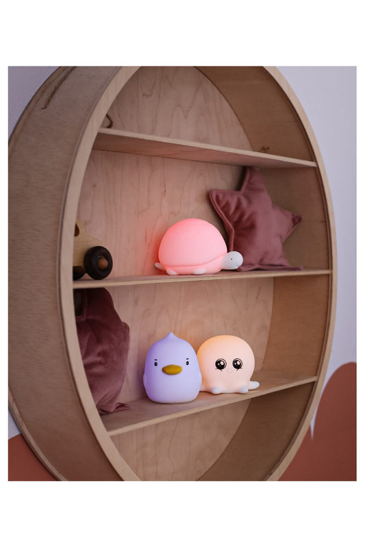 Set Mini Ocean Rabbit & Friends – Lămpițe de noapte plutitoare pentru baie (3 buc)